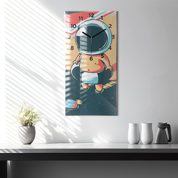 Horloge rectangulaire verticale 'L''imagination des enfants'