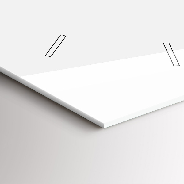 Horloge rectangulaire verticale Deux corps, une âme