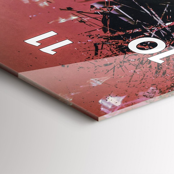 Horloge rectangulaire verticale Cyberespace