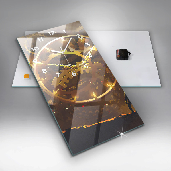 Horloge rectangulaire verticale Temps – Mécanisme