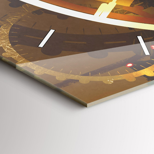 Horloge rectangulaire verticale Temps – Mécanisme