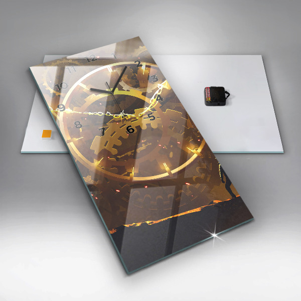 Horloge rectangulaire verticale Temps – Mécanisme