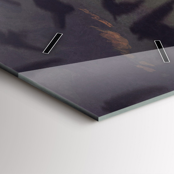 Horloge rectangulaire verticale Concert sur la plage