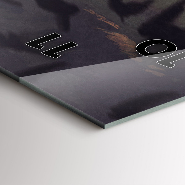 Horloge rectangulaire verticale Concert sur la plage