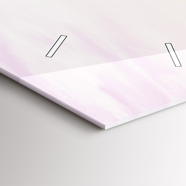 Horloge rectangulaire verticale Mer ensoleillée polonaise