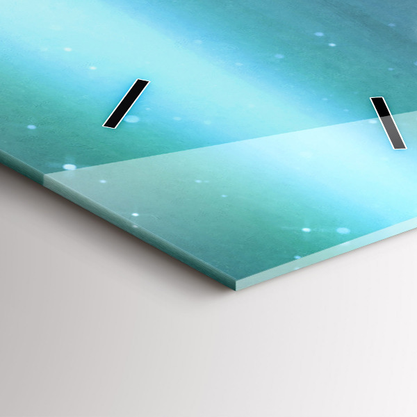 Horloge rectangulaire verticale Abstraction