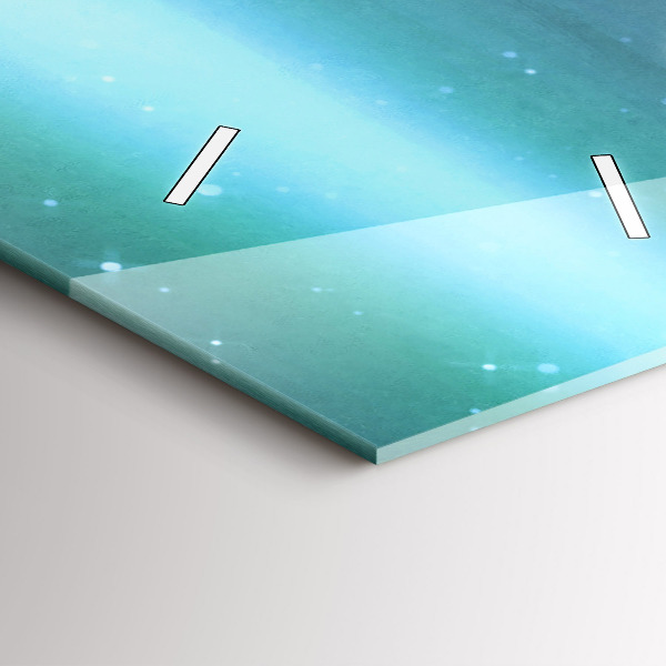 Horloge rectangulaire verticale Abstraction