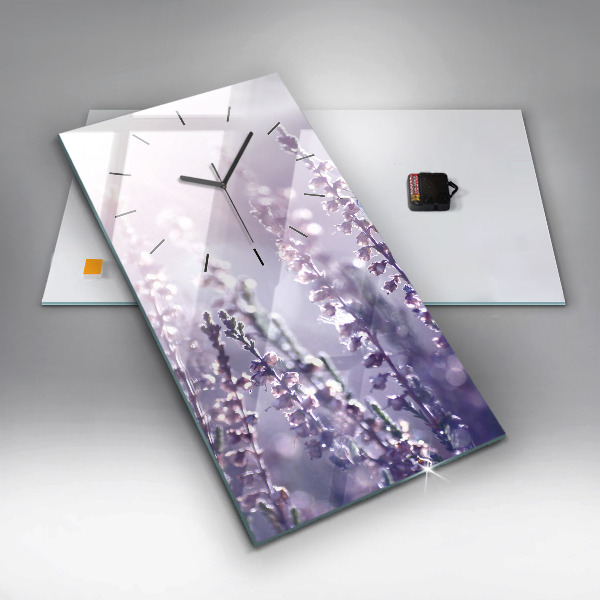 Horloge rectangulaire verticale Abstraction