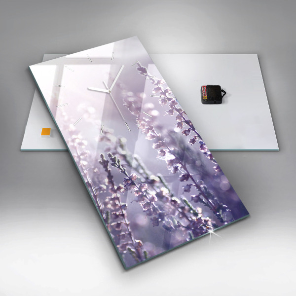 Horloge rectangulaire verticale Abstraction