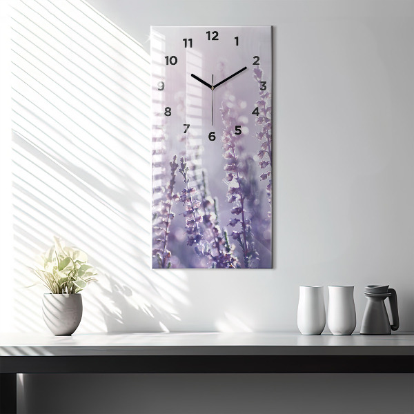 Horloge rectangulaire verticale Abstraction