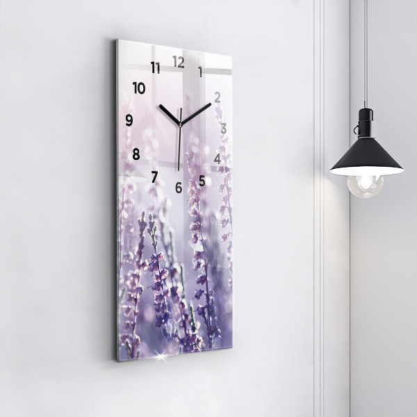 Horloge rectangulaire verticale Abstraction