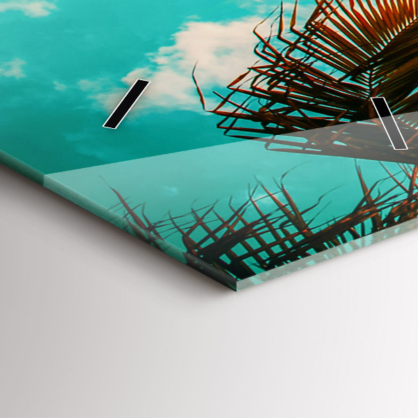 Horloge rectangulaire verticale Vacances Détente Été