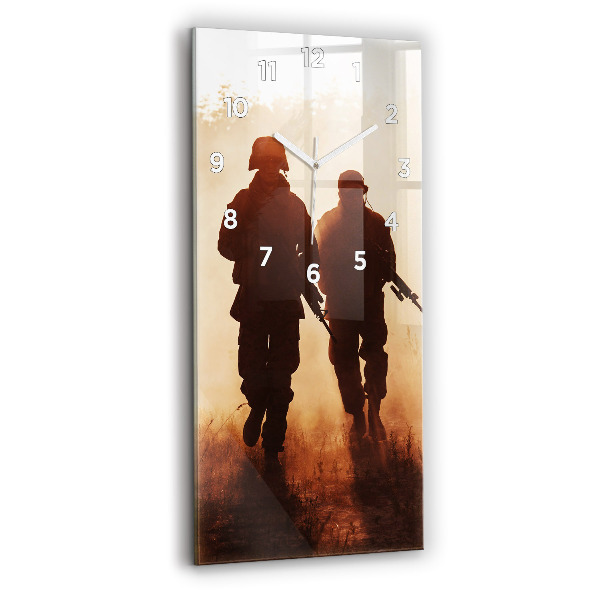 Horloge rectangulaire verticale Marines des États-Unis