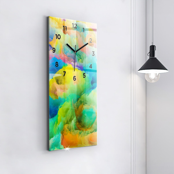 Horloge rectangulaire verticale Texture fractale