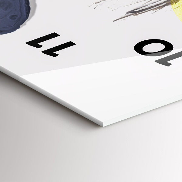 Horloge rectangulaire verticale Collage surréaliste