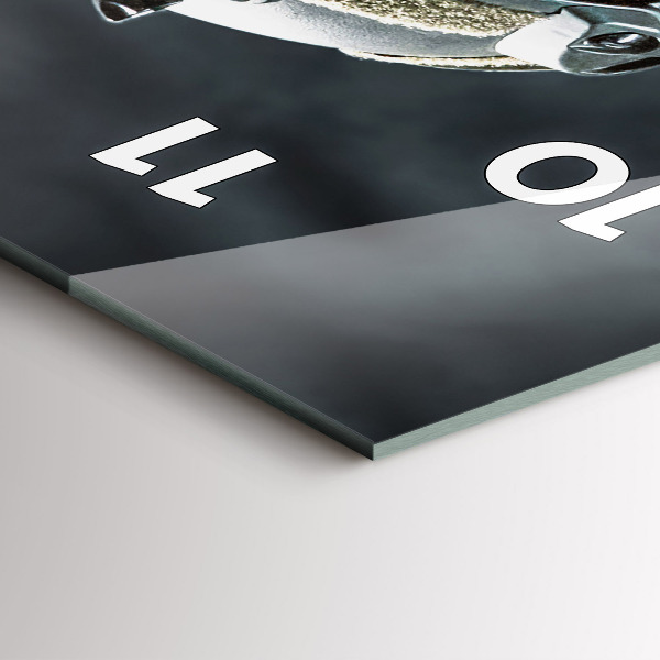 Horloge rectangulaire verticale Soldat avec une arme à feu