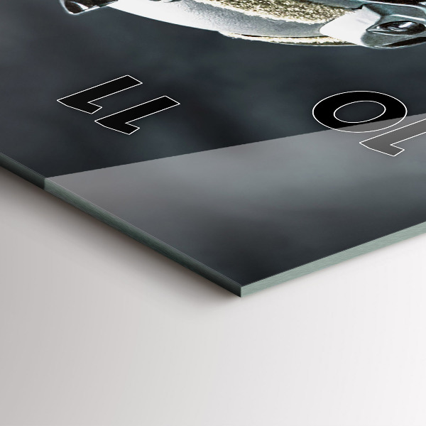 Horloge rectangulaire verticale Soldat avec une arme à feu