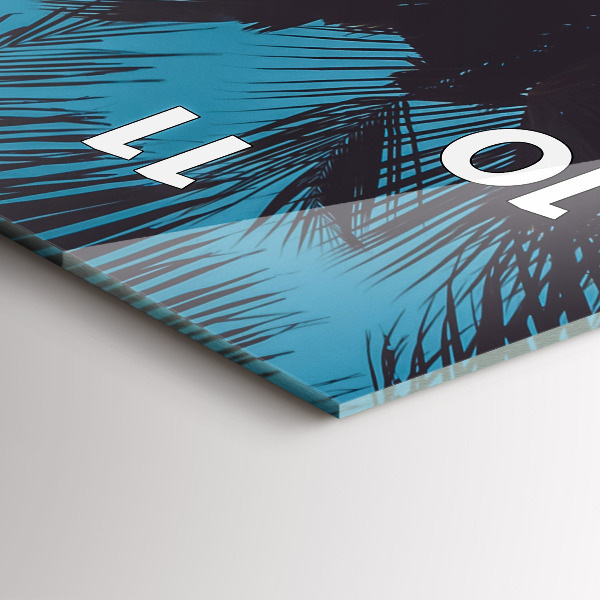 Horloge rectangulaire verticale Surfer sur la plage