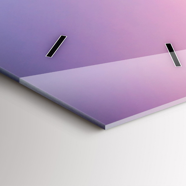 Horloge rectangulaire verticale Coucher de soleil aux Maldives