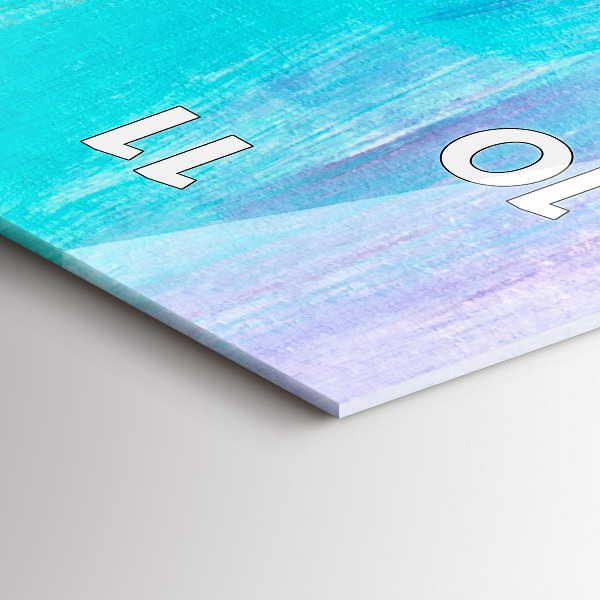 Horloge rectangulaire verticale Abstraction de gratte-ciel