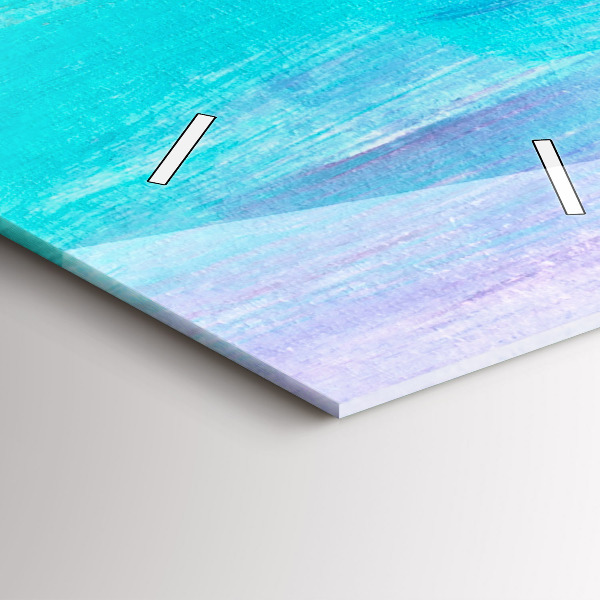 Horloge rectangulaire verticale Abstraction de gratte-ciel