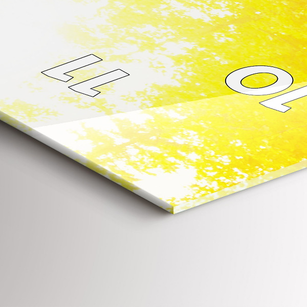 Horloge murale verticale Vue de la cascade