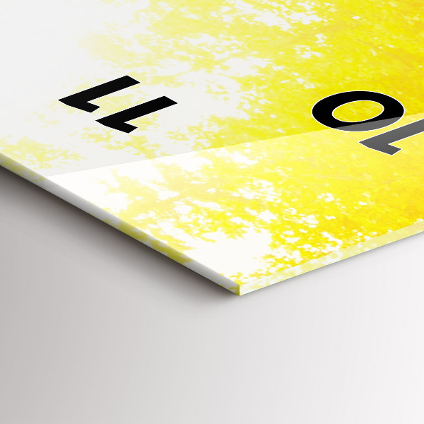 Horloge murale verticale Vue de la cascade