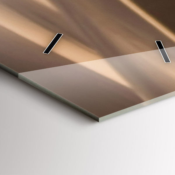 Horloge rectangulaire verticale Quad dans le désert