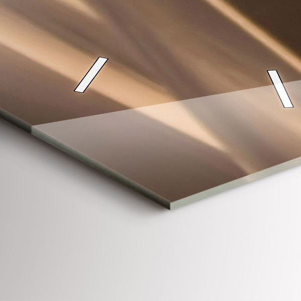 Horloge rectangulaire verticale Quad dans le désert