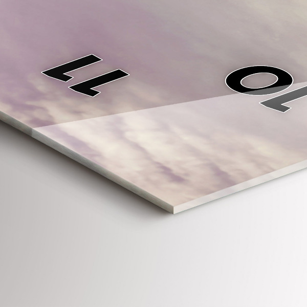 Horloge rectangulaire verticale Voiture ancienne