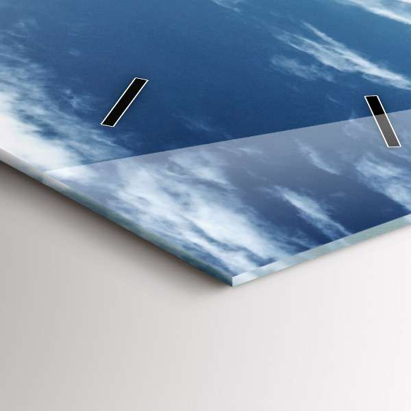 Horloge rectangulaire verticale Gondoles Venise Italie