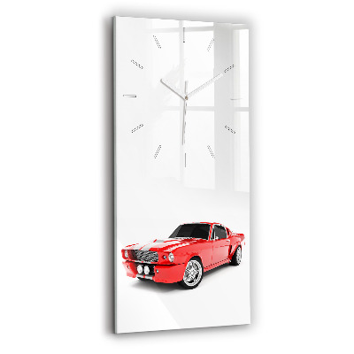 Horloge rectangulaire verticale Voiture de sport