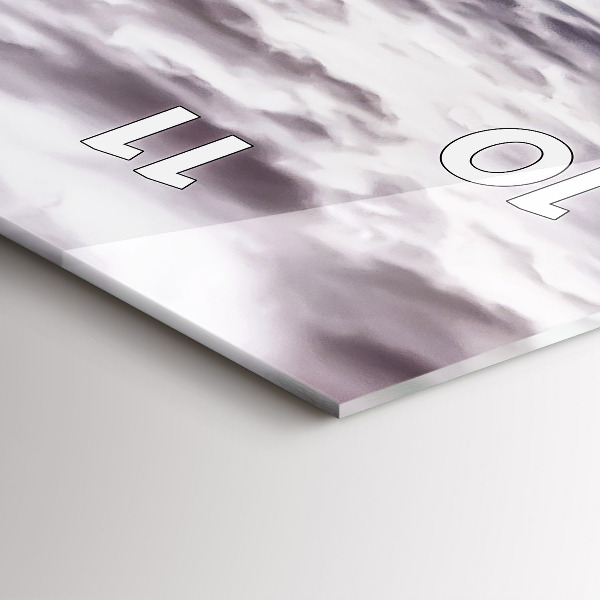 Horloge rectangulaire verticale Route 66 États-Unis