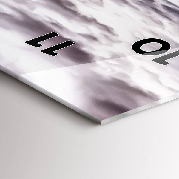 Horloge rectangulaire verticale Route 66 États-Unis