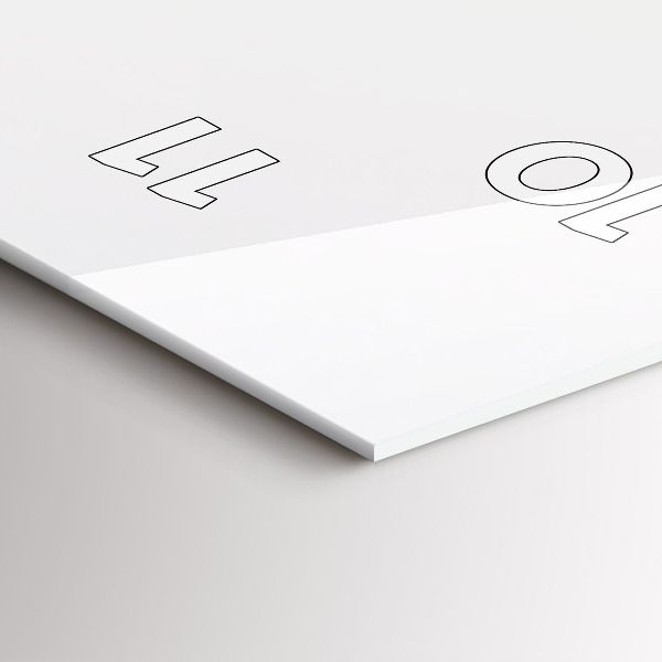 Horloge rectangulaire verticale Voiture de course sportive