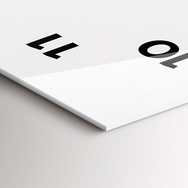 Horloge rectangulaire verticale Voiture de course sportive