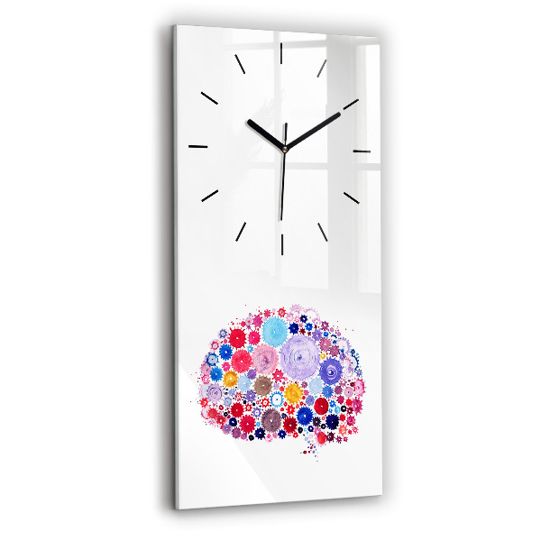 Horloge rectangulaire verticale Illustration abstraite colorée