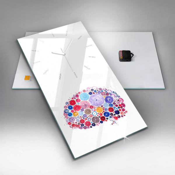 Horloge rectangulaire verticale Illustration abstraite colorée