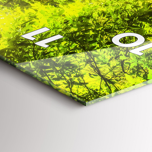 Horloge rectangulaire verticale Cascade en Thaïlande