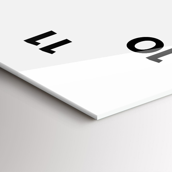 Horloge rectangulaire verticale Cheval et femme abstraits