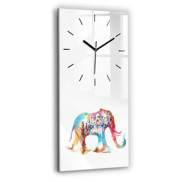 Horloge rectangulaire verticale Culture indienne
