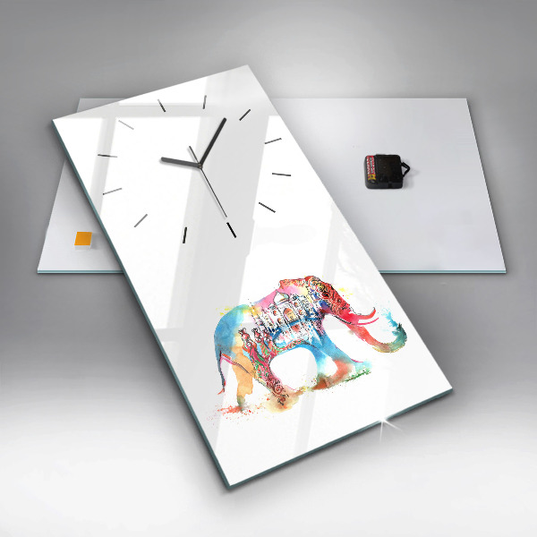 Horloge rectangulaire verticale Culture indienne