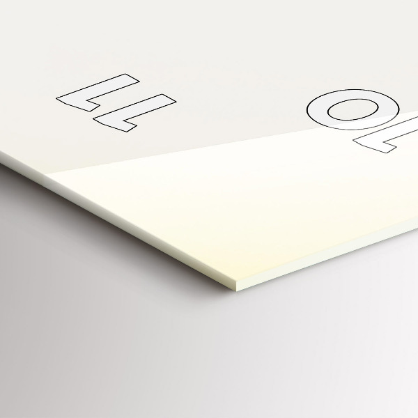 Horloge rectangulaire verticale Cerf au lever du soleil