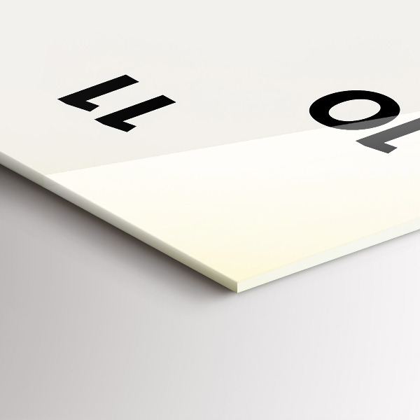 Horloge rectangulaire verticale Cerf au lever du soleil