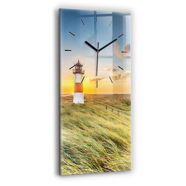 Horloge rectangulaire verticale Phare