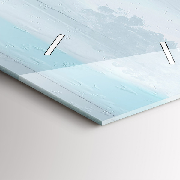 Horloge murale verticale Pont abstrait