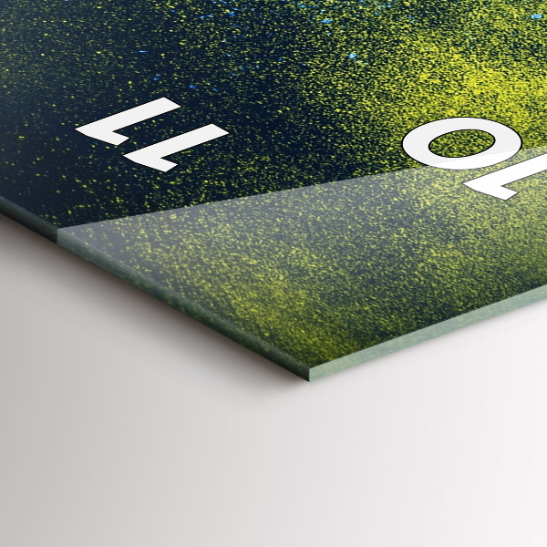 Horloge murale verticale Perroquet coloré