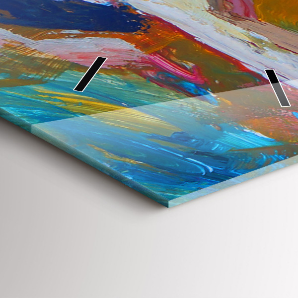 Horloge murale verticale Ballerine peinte