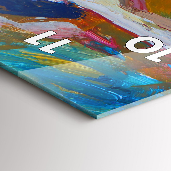 Horloge murale verticale Ballerine peinte