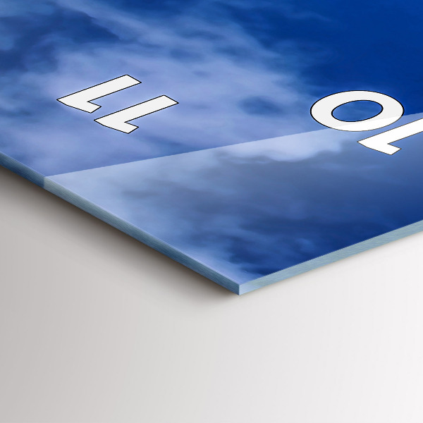 Horloge rectangulaire verticale Phare